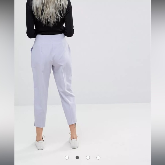 ASOS PETITE Mix & Match Highwaist Cigarette Pants - Picture 2 of 5